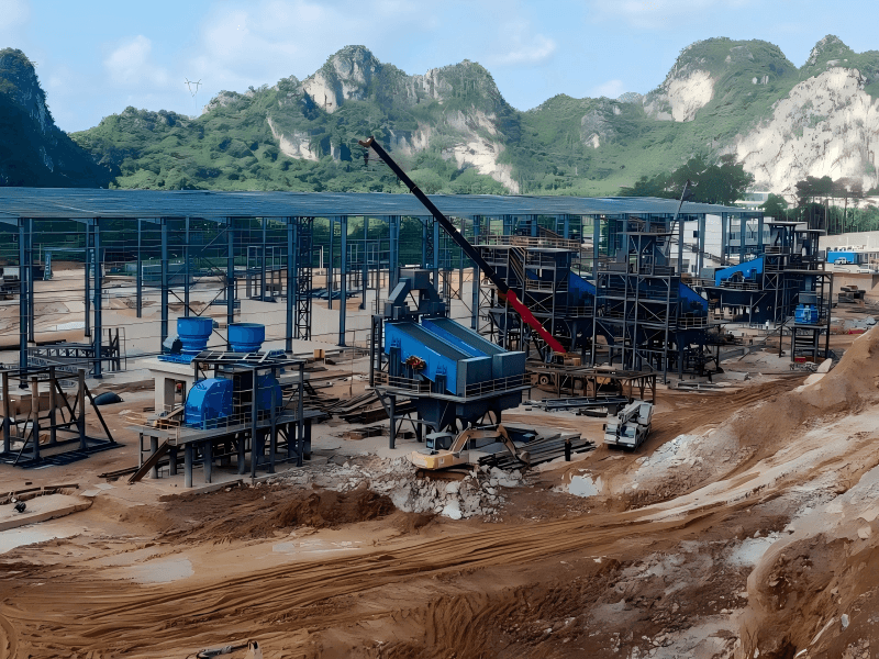 500tph Iron ore crushing plant