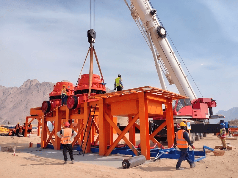 350tph Granite Crushing Plant
